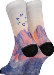 Maloja RittnerM. mountain glow Damen Socken Weiß / Blau