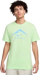 Camiseta de manga corta <strong>Nike Dri-Fit Trail Logo</strong> Verde Azul Hombre
