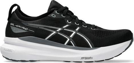 Asics Gel-Kayano 31 Large 2E Laufschuhe Schwarz/Weiß Herren