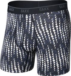 Saxx Quest Quick-Dry Mesh Boxer Shorts, Blue/White, Men's