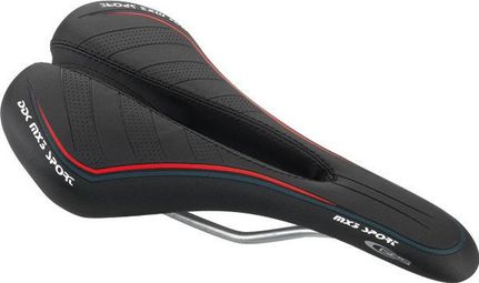 SELLE COURSE VTT MX3 SPORT Noire 270 mm / 135mm.