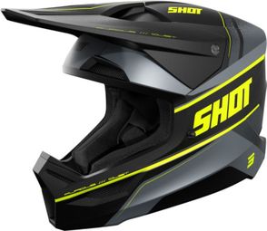 Casque Integral Shot Furious Adulte Dust Jaune Fluo Mat