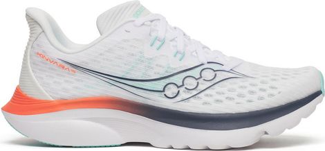 Saucony Kinvara 16 hardloopschoenen wit/blauw/oranje voor dames
