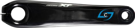 Sensor de potencia de biela StagesCycling Shimano XT R8100 Negro