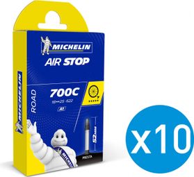 MICHELIN 10 BUTYL A1 Inner Tubes 700 x 18/25C Presta 52 mm