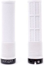 Paire de Grips DMR DeathGrip Flangeless Blanc