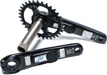 Guarnitura Stages Cycling Stages Power LR Shimano XT R8120 Nero