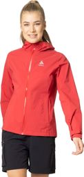 Odlo Aegis 2.5L Women's Waterproof Jacket Red