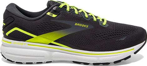 Brooks Ghost 15 Running Shoes Grey Yellow Men's