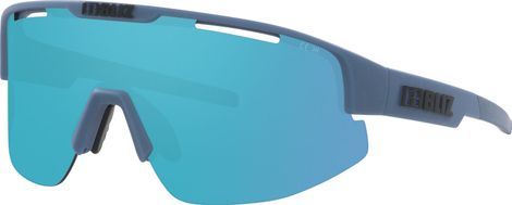 Bliz Matrix Brille Mattblau - Spiegelglas Blau