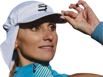 Casquette Compressport Ice Sun Shade Blanc 