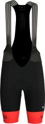 Cuissard vélo homme DRAFT noir/rouge