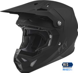 Fly Racing Formula CP Solid Volgelaatshelm Zwart