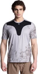 X-Bionic Corefusion Run Men's Short-Sleeve Jersey, Beige/Black