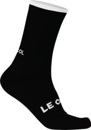 Le Col Tech Wool Black/White Top Socks