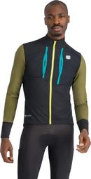 Giacca a manica lunga Sportful Supergiara Uomo Nero/Verde/Blu