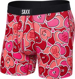 Boxer Saxx Vibe Super Soft Whole Lotta Love Rouge Homme