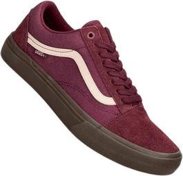 Chaussures Basses Vans BMX Old Skool Rouge Bordeaux