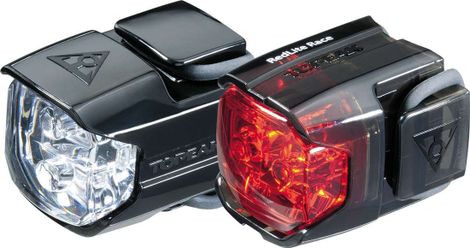 Topeak HighLite Combo Race voor/achterlicht (WhiteLite Race + RedLite Race)