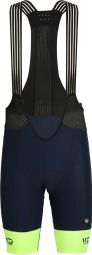Cuissard vélo homme DRAFT bleu/jaune