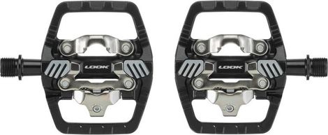 Set semi-automatische pedalen Gravel Look X-Venture+ Zwart