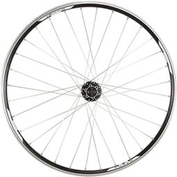 Roue vtt 29  ar blocage k7 jante noir mach1 combo.moy.shim. m475 v-brake/disque 6t 9/10/11