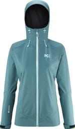 Millet Grand Montets II Women's Gore-Tex Waterproof Jacket Light Blue