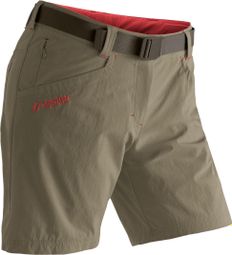 Maier Sport Lulaka Regular Women's Hiking Shorts Brown