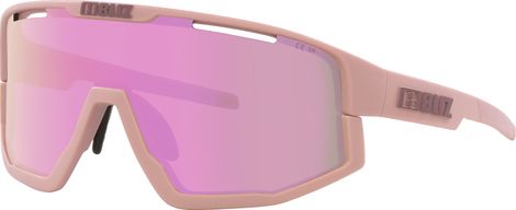 Bliz Fusion Matte Pink Glasses - Mirror Pink