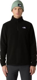 Heren The North Face Glacier 1/4 Zip Fleece Zwart