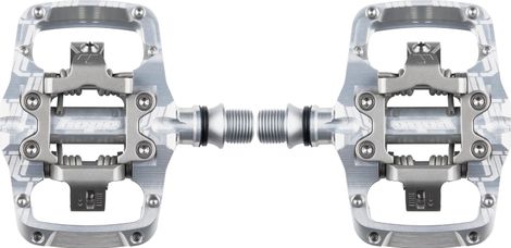 Hope Union Trail Clip Pedals Silver