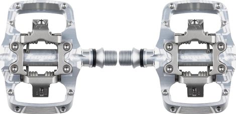 Hope Union Trail Clip Pedals Silver