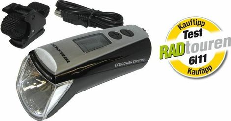 Eclairage avant led à batterie Trelock control ion 70 ls950