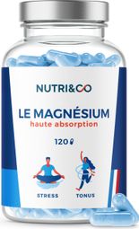 MAGNÉSIUM + VIT B6 - TONUS ET RÉCUPÉRATION MUSCULAIRE - 120 GÉLULES