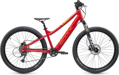 Vélo enfant S'COOL e-troX race VTT électrique 9 vitesses Shimano Alivio - Rouge/Orange