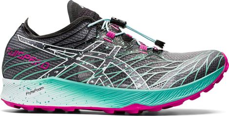 Chaussures de trail Asics FujiSpeed Noir Vert Rose Femme