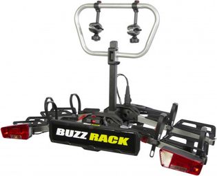 Buzz Rack E-scorpion XL Towbar Bike Rack 13 Pins - 2 (E-Bikes Compatible) Bikes Black