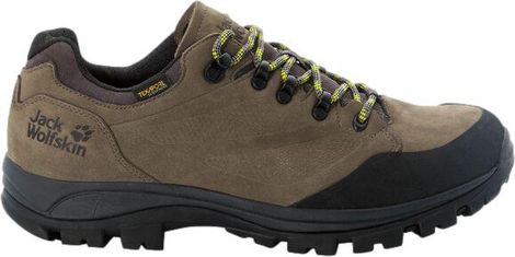 Chaussures de Randonnée Jack Wolfskin Rebellion Texapore Kaki