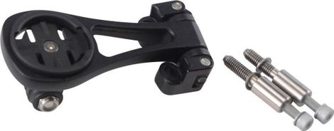 Support compteur gps optimiz alu noir fixation capot potence (23 a 40mm) comp. garmin