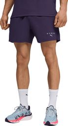 Short Puma Hyrox Dry Elite 5in Violet Homme