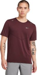 Maillot de manga corta Nike Dri-Fit Rise 365 Rojo Hombre