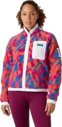 Helly Hansen Women's Imperial Printed Pile Snap Fleec Jacket Purple