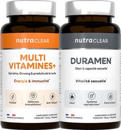 Pack Virilité - Duramen  Multivitamines - Nutraclear -  Pack Santé Mp