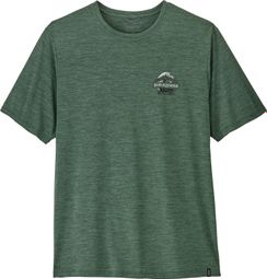 Patagonia Capilene Cool Daily T-Shirt – „Great Waves“, grün, für Herren