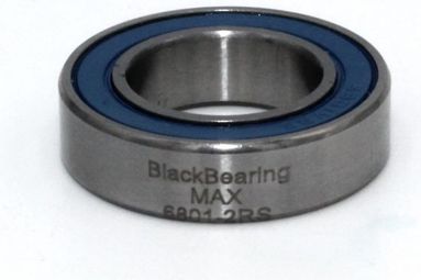 Black Bearing 61801-2RS Max 12 x 21 x 5 mm