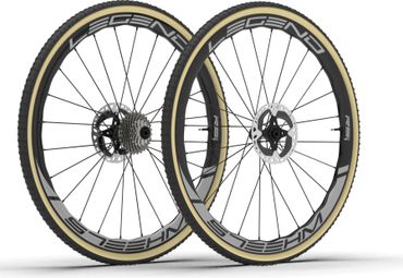 PAIRE DE ROUES | LEGEND WHEELS | 35T CX RS⁴ | DISC 12X100- 12X142MM | CENTERLOCK | DT SWISS 350 | SRAM XDR