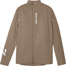Giacca antivento NNormal Trail Wind marrone da uomo