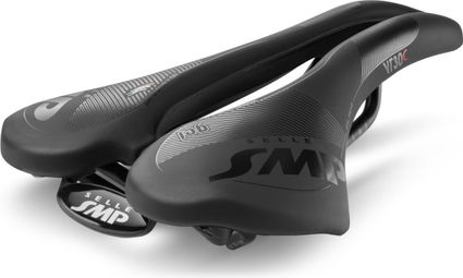 Sella SMP VT30C Gel con binari in acciaio inossidabile, nera
