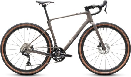 Vélo de Gravel Cube Nuroad C:62 Pro Shimano GRX 12V 700 mm Marron Cedar / Gris Stone 2027