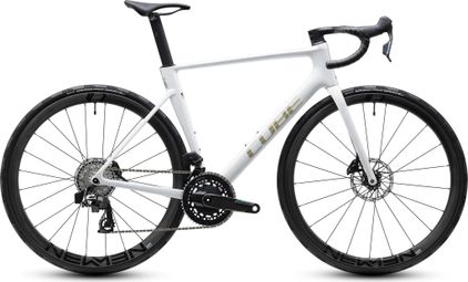 Cube Litening Air C:68X Pro Road Bike with SRAM Force AXS 12-speed, 700 mm, ChalkyFiber White, 2027